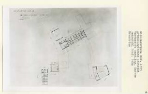 Archäologisches Zentralinstitut, Berlin-Tiergarten (Diplomarbeit bei Karl Wilhelm Ochs): Grundriss 1. Obergeschoss 1:200