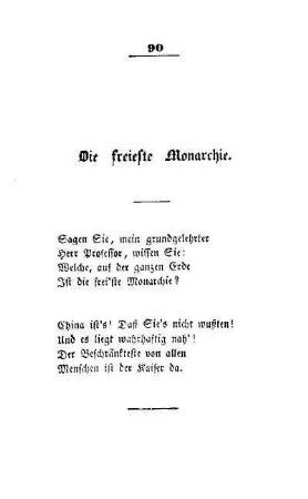 Die freieste Monarchie