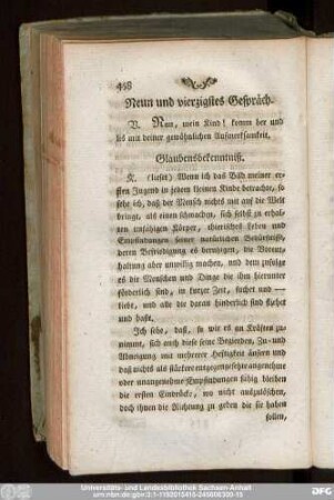 Neun und vierzigstes Gespräch.