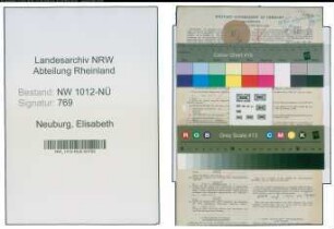 Entnazifizierung Elisabeth Neuburg , geb. 05.08.1922 (Buerogehilfin)