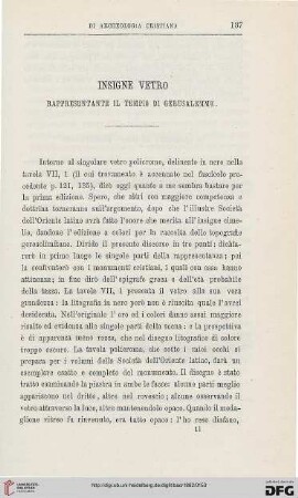 4.Ser.1.1882: Insigne vetro : rappresentante il tempio di Gerusalemme