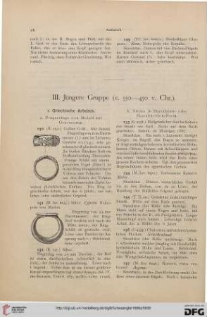 III: Jüngere Gruppe (c. 550-450 . Chr.)