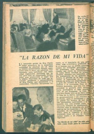 "La razón de mi vida"