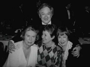 Horst Bollmann, Antje Weisgerber, Ingeborg Wölffer, Hedwig Bollmann [Presseball 1986]