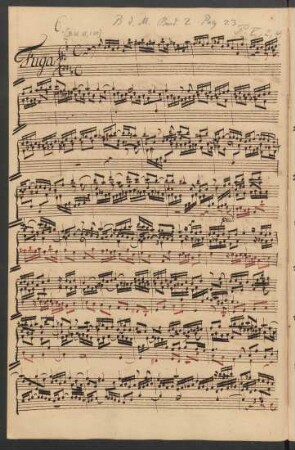 Fantasien and Fugen. Auszüge; org; g-Moll; BWV 542