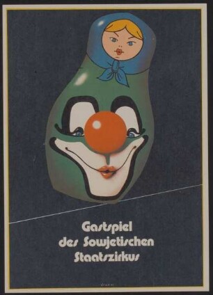 Gastspiel des Sowjetischen Staatszirkus, ohne Ortsangabe, ohne Jahr
