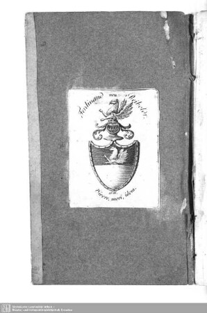 Exlibris Ferdinand von Reiboldt