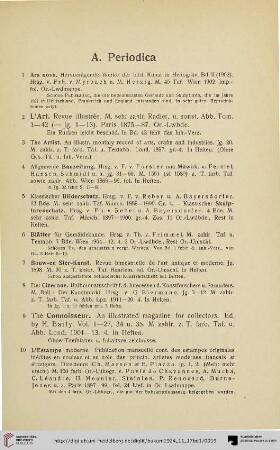 A. Periodica (Nr. 1-42)