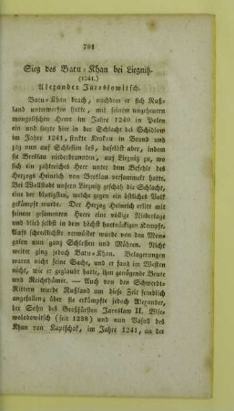Sieg des Batu-Khan bei Liegnitz