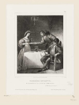Première entrevue de Quentin Durward et de la Princesse Isabelle de Croix