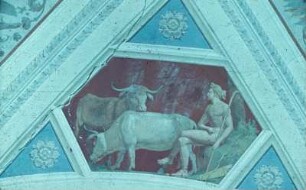 Hirte mit Rindern