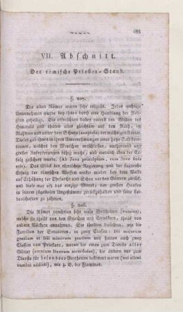 VII. Abschnitt