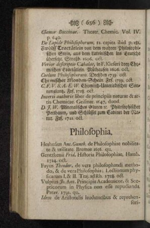 Philosophia.
