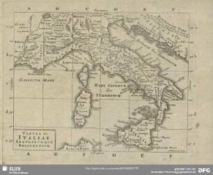 Tabula IV. Italiae Insularumque Adiacentium