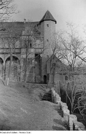 Teilansicht des Schlosses Seeburg