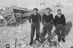 Wordie-Bucht : Helmut Reyer, Heinz Grams und Hannes Semkat