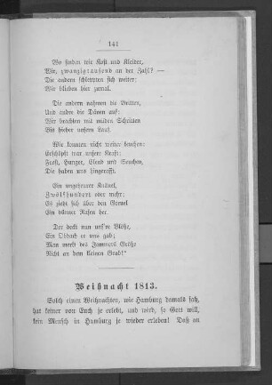 Weihnacht 1813.