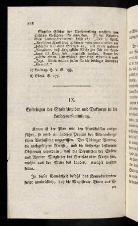 108-127, IX. Eindringen der Stadtschreiber und Doktoren in die Landesversammlung
