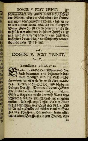 44. Domin. V. Post Trinit.