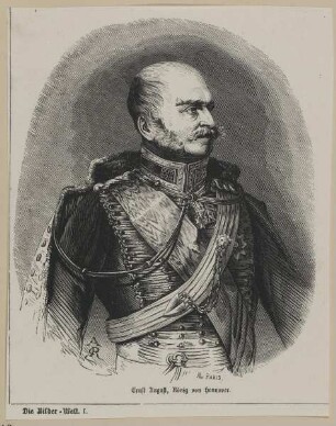Bildnis des Königs Ernst August von Hannover
