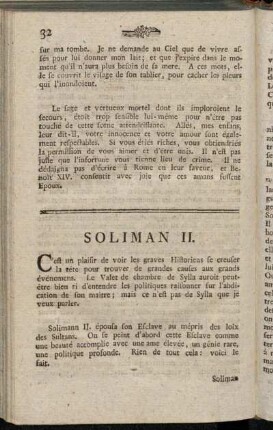 Soliman II.