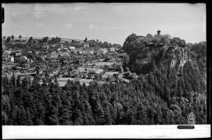 Blick auf Hohnstein