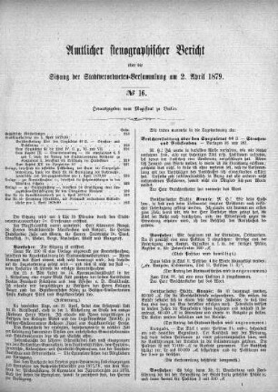 No. 16, 2. April 1879
