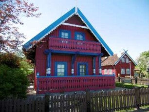 Nida: Kurische Holzhäuser