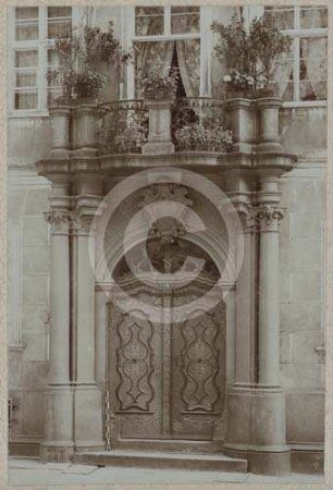 Portal am Bürgerhaus Burgstr. 14 in Schweidnitz