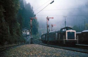 Calw Lok 211 208 E2704 HOR-PF B4yg-Wagen Stw2 Ausfahrsignale