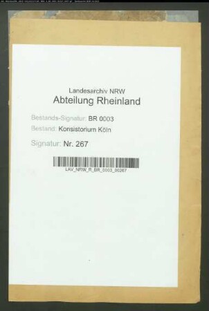 Sammlung von Unterschriften für Predigerwahlen und sonstige kirchliche Zwecke