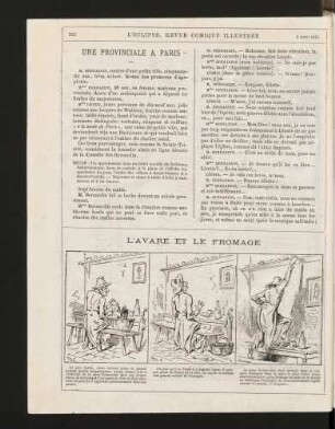 L'avare et le fromage