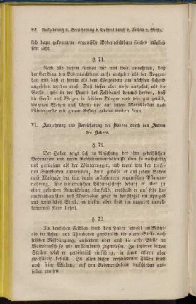 VI. Auszehrung und Bereicherung des Bodens durch den Anbau des Habers. - XV. Auszehrung und Bereicherung des Bodens durch den Anbau des Mohns.