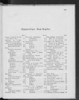 Alphabetisches Sach-Register.