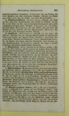 V. Fürstenthümer Hohenzollern
