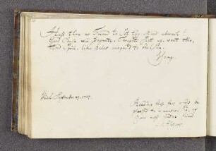 M. Ehlers. – Kiel, 27.09.1787