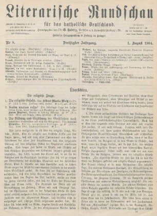 233-238 Die religiöse Frage