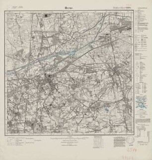 4409 (alte Nr.: 2504) Herne, Meßtischblatt