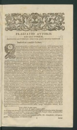 Praefatio Autoris Ad Lectorem
