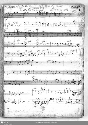 Litanies - Mus.3154-D-5 : V (4), Coro, orch - D
