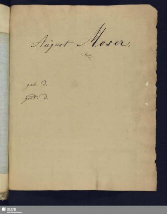 Nr. 91-92. Moser, August