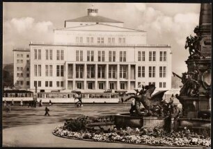 Messestadt Leipzig: Opernhaus am Karl-Marx-Platz