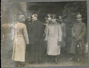 Kardinal von Bettinger an der Westfront