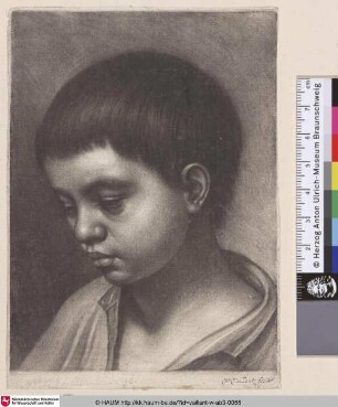 [Kopf eines Jungen; Head of a Boy]