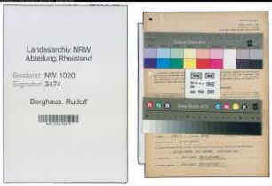 Entnazifizierung Rudolf Berghaus , geb. 16.09.1909 (Architekt)