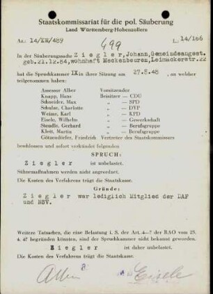 Ziegler, Johann