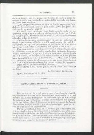 Notas literarias y bibliográficas.