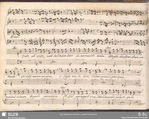 Recitativo: Vedi ah vedi