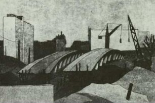Ernst-Thälmann-Platz Halle (Bl. 1 zu Stadtlandschaften)