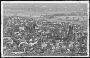 Radebeul. Blick vom Spitzhaus auf Radebeul